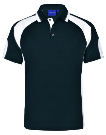 Picture of Winning Spirit, Kids Cooldry Contrast Polo w Panels